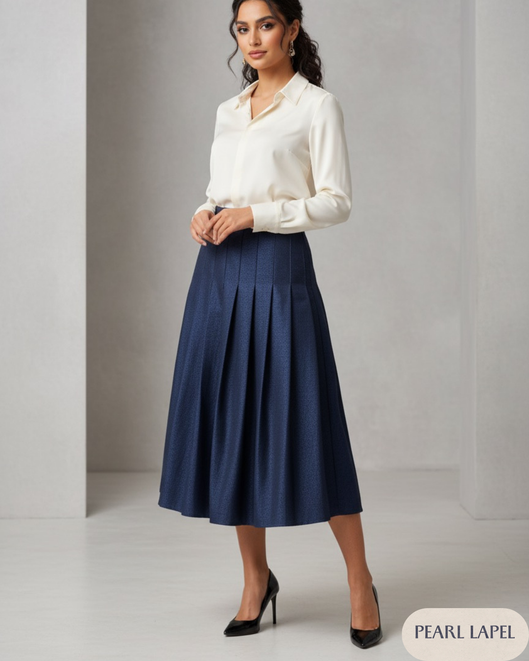 The Midnight Navy Skirt