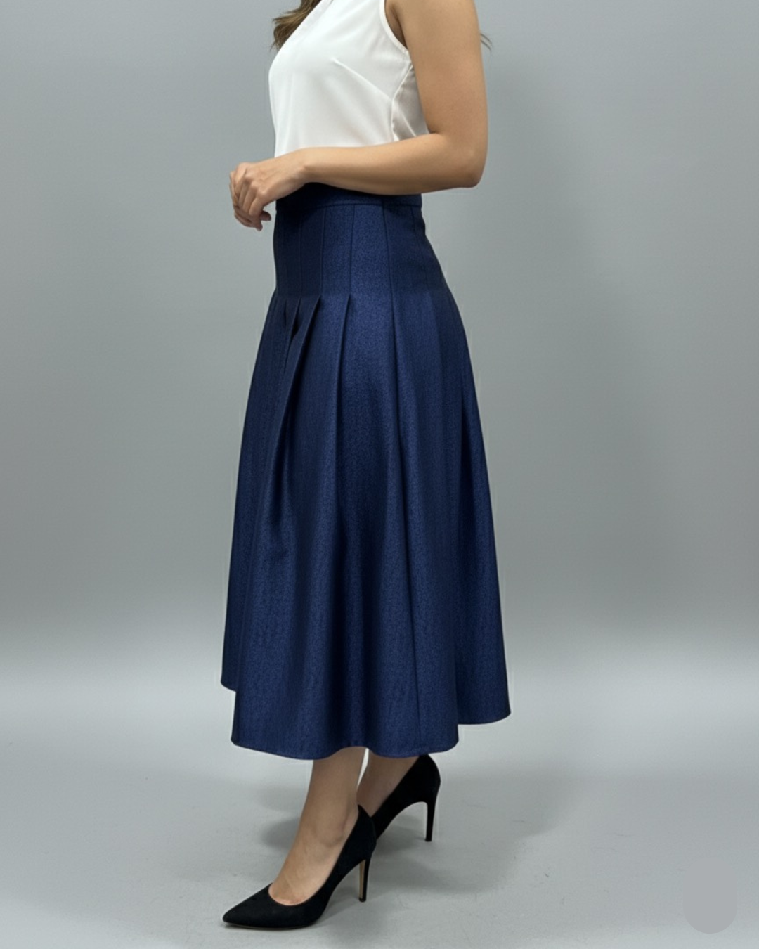The Midnight Navy Skirt