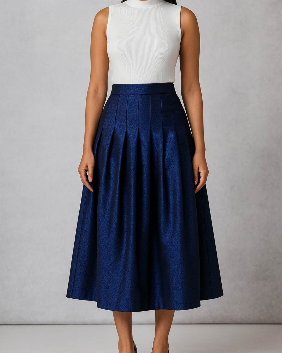 The Midnight Navy Skirt