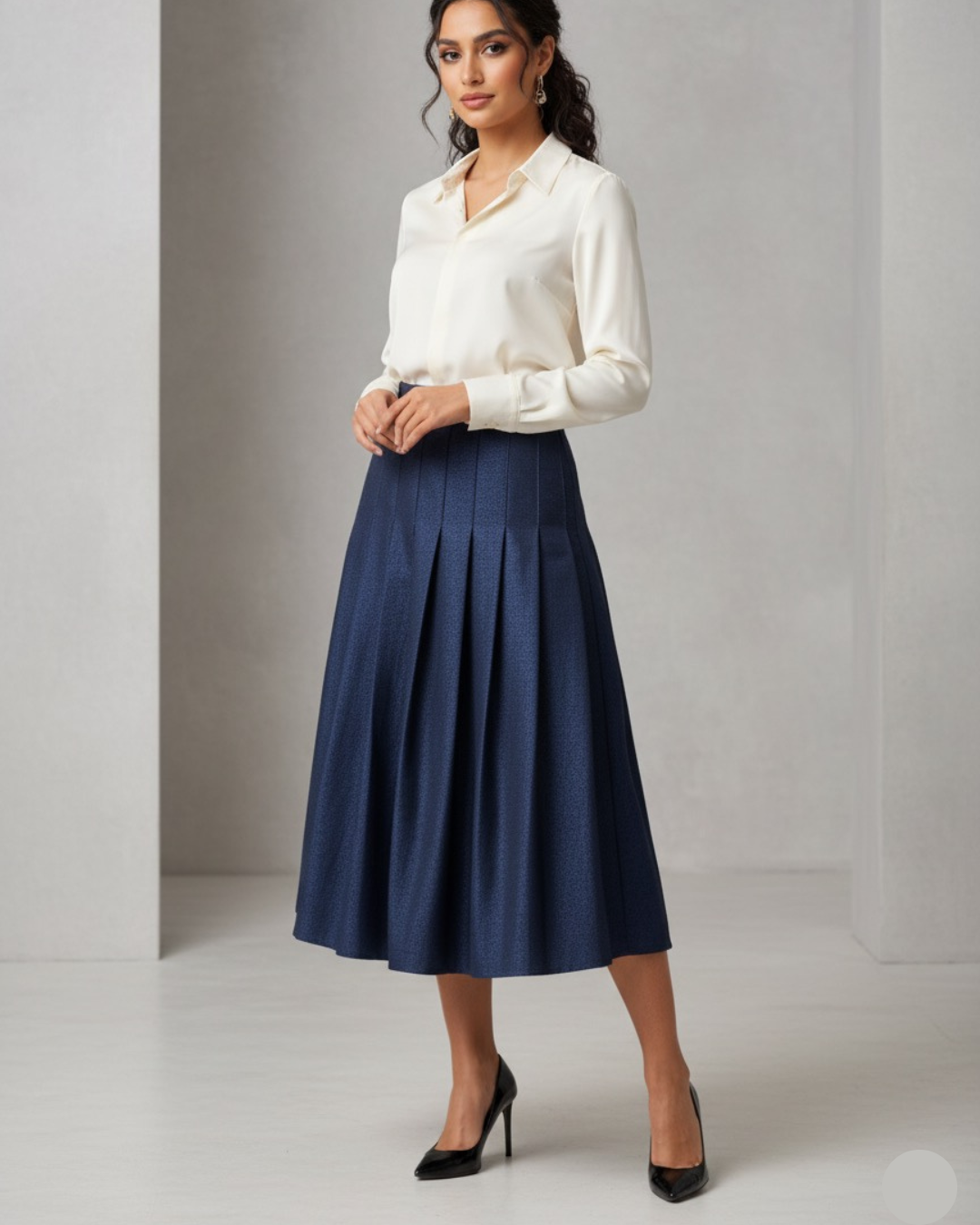 The Midnight Navy Skirt