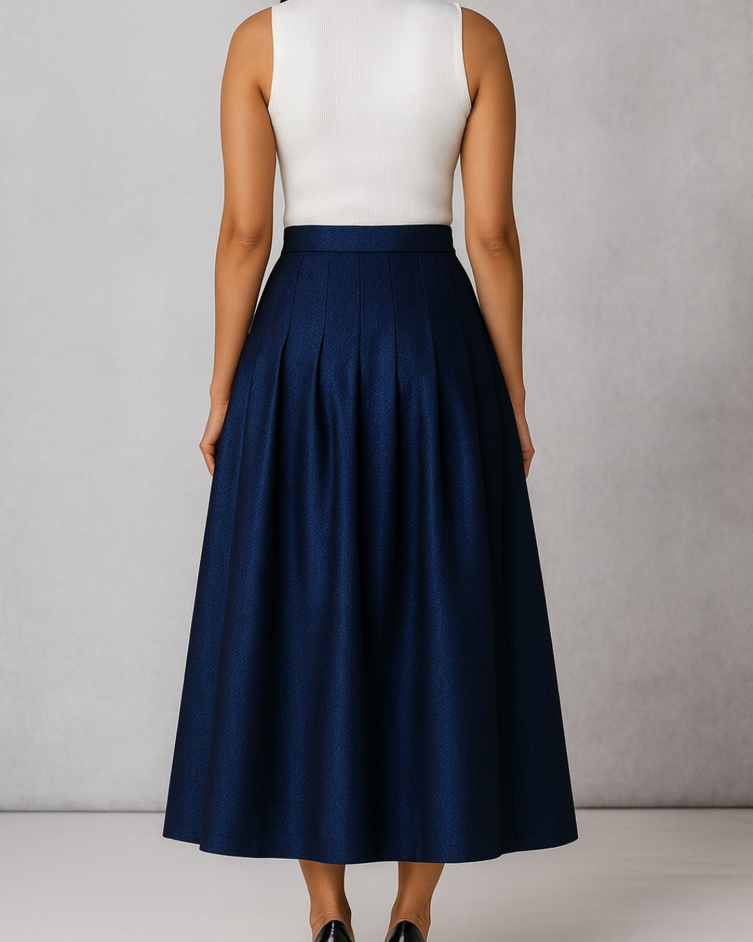 The Midnight Navy Skirt