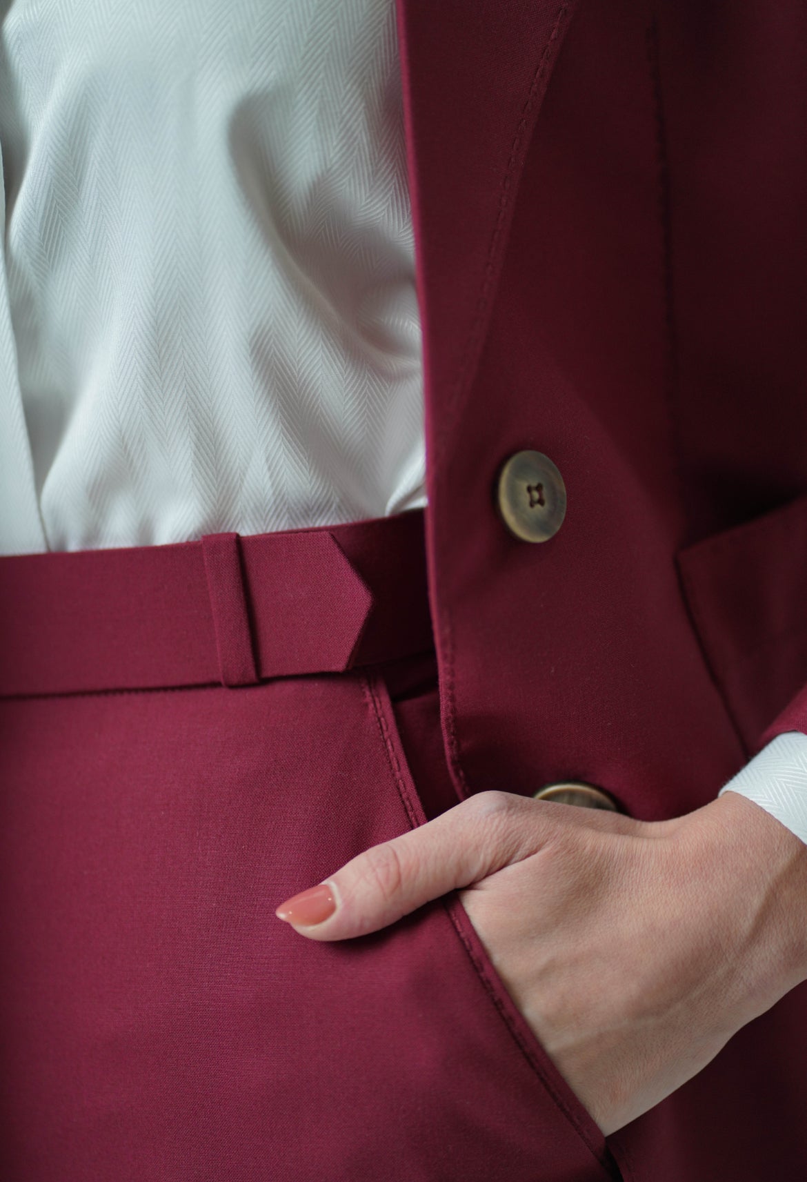 The Visionary Trousers - Maroon
