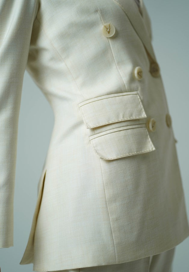 The Leader Blazer - Creamy