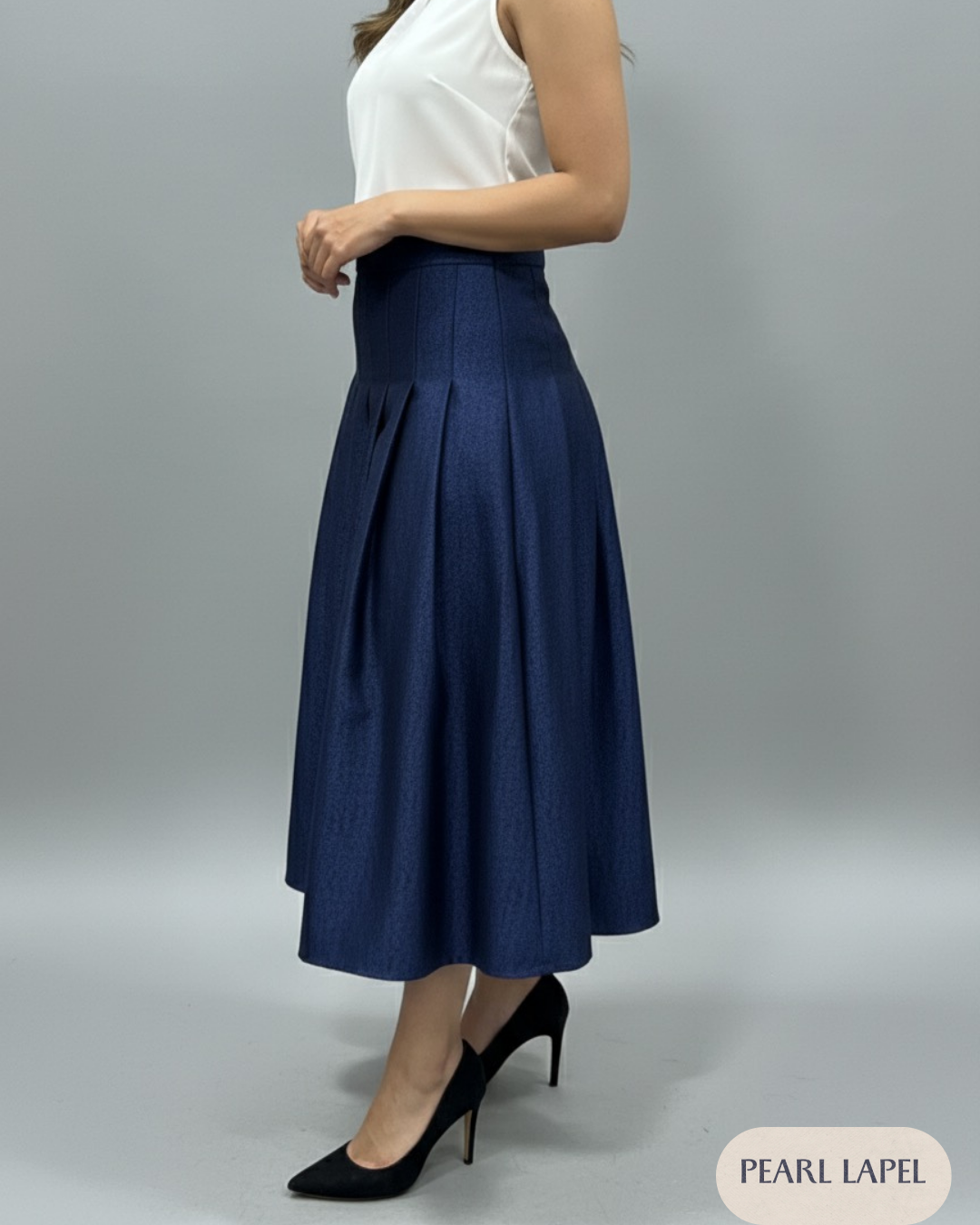 The Midnight Navy Skirt